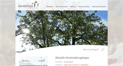 Desktop Screenshot of gerstetten.de